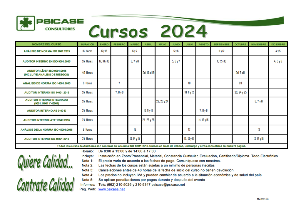 Cursos 2024